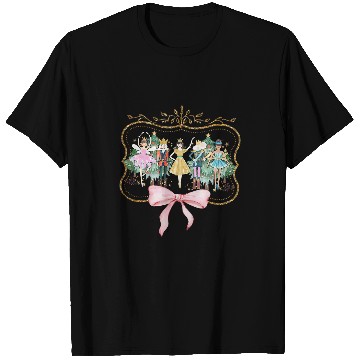 Discover Nutcracker Ballet Sugar Plum Fairy Retro Christmas T-Shirts