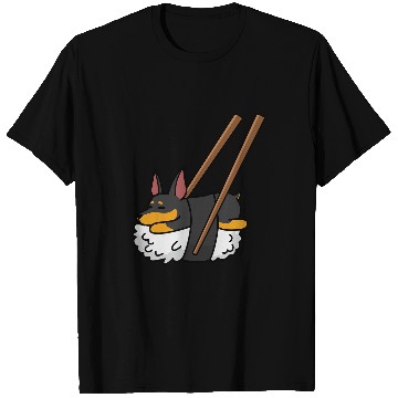 Discover Sushi Miniature Pinscher Dog 1 T-Shirts