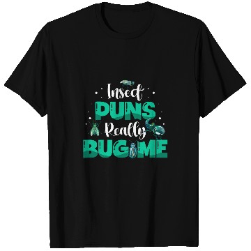 Discover Insect Puns Really Bug Me Bug Catcher Future Entomologist T-Shirts