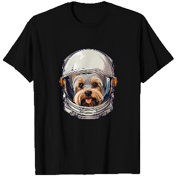 Discover Space Astronaut Yorkshire Terrier T-Shirts