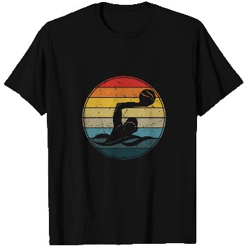 Discover Retro Water Polo Player Water Polo Coach T-Shirts