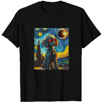 Discover Total Solar Eclipse Poodle Dog T-Shirts