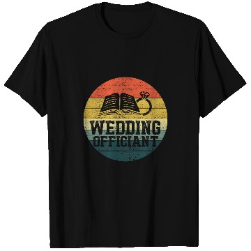 Discover Wedding Officiant Fly Flag Internet Ordained Minister Gift T-Shirts