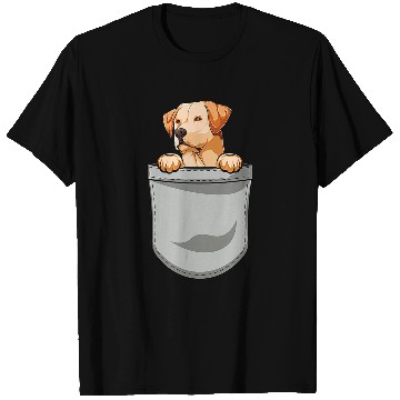 Discover Labrador Lab Dog Chest Pocket T-Shirts