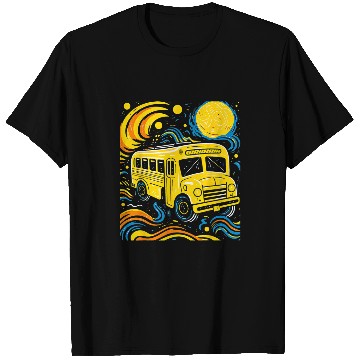 Discover School Bus Driver Art 21 T-Shirts