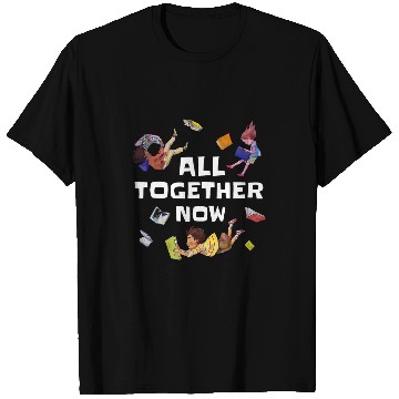 Discover Library Books Librarian All Together Now Summer Reading 2 T-Shirts