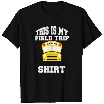Discover School Field Day Trip Bus Driver Student Teacher Matching 22 T-Shirts