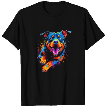Discover Pop Art Design Rottweiler T-Shirts