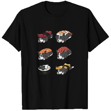 Discover Sushi Border Collie Dog 1 T-Shirts