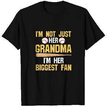 Discover Womens Im not just her grandma Softball T-Shirts