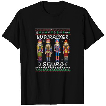 Discover Nutcracker Squad Ballet Dance Matching Family Christmas Ugly T-Shirts