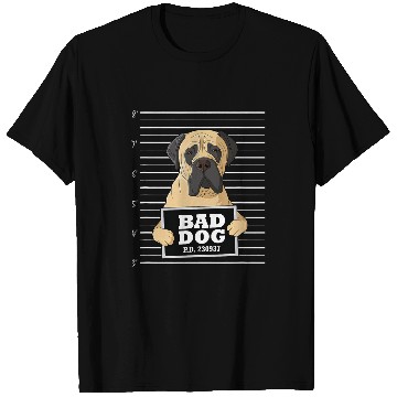 Discover Mastiff mug shot guilty dog T-Shirts