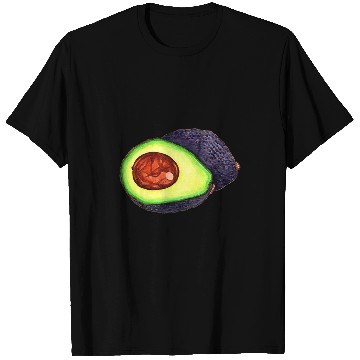 Discover Watercolor Avocado Illustration Guacamole T-Shirts