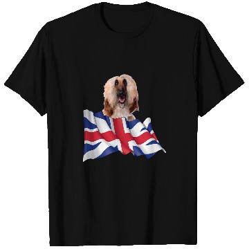 Discover Union Jack Flag Dog Afghan Hound 2 T-Shirts