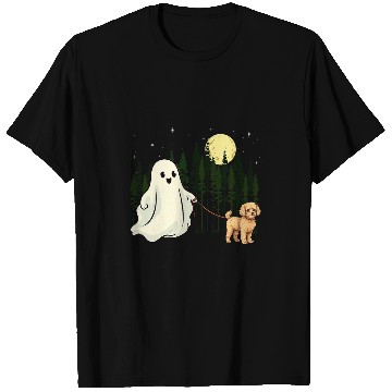 Discover Maltipoo Walking ghosts Halloween Funny Kids T-Shirts