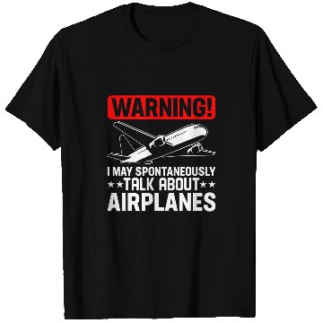 Discover Airplane Funny Flight Plane Flying Boys Men Aviator T-Shirts