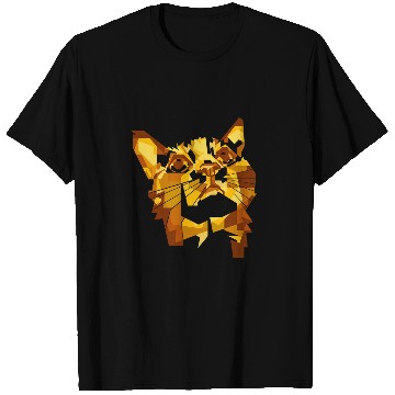 Discover Lovely HOPE Ginger Cat Face Portrait Silhouette Art T-Shirts