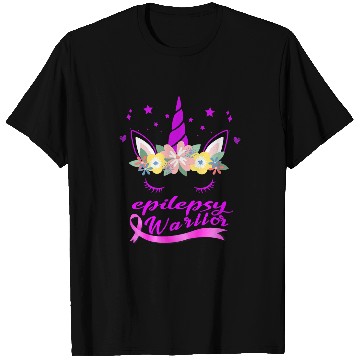 Discover Unicorns Face epilepsy Awareness T-Shirts