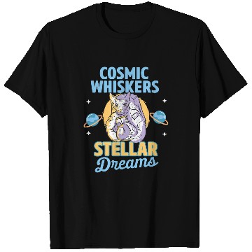 Discover Space Astronaut Cat Lover Pet Owner Cosmic Spaceman Planet 21 T-Shirts