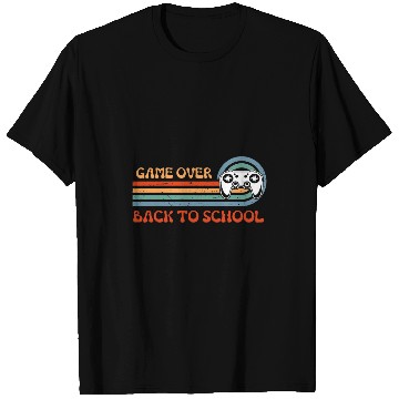 Discover Back to School Funny Game Over Teacher Student Video Game T-Shirts