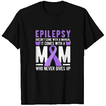 Discover Proud Epilepsy Warrior Mom Epilepsy Awareness Month T-Shirts