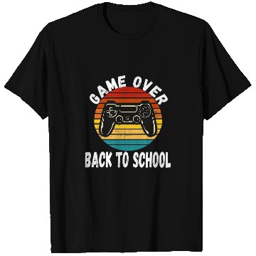 Discover Back to School Funny Game Over Teacher Student Controller 6 T-Shirts