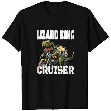 Discover TRexs And Motorcycle Lizard King Cruiser 21 T-Shirts