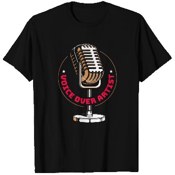 Discover Voice Over Artist Sound Instrument Microphone T-Shirts