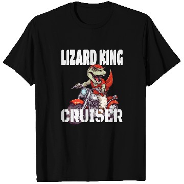 Discover TRexs And Motorcycle Lizard King Cruiser 25 T-Shirts