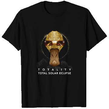 Discover Solar Eclipse Duck Wearing Eclipse Glasses Farmer T-Shirts