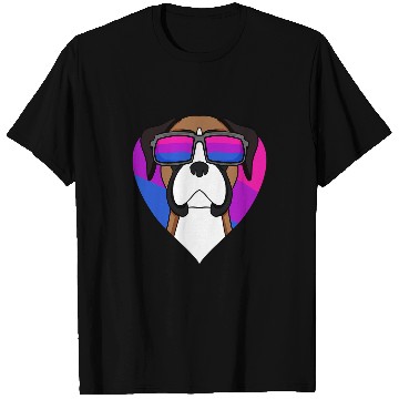 Discover LGBT Bisexual Pride dog Breed Boxer dog T-Shirts