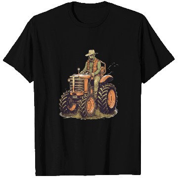 Discover Small Tractor Farm Lifestyle Farmer T-Shirts