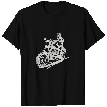 Discover Motorcyclist skeleton T-Shirts
