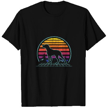 Discover Vaporwave German Shorthaired Pointer Gifts Pointer Dog Lover T-Shirts