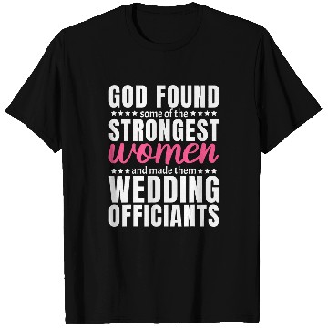 Discover Wedding Officiant Ordained Minister 219 T-Shirts