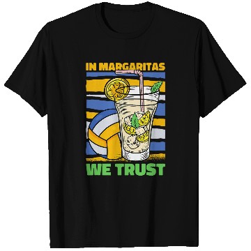 Discover Volleyball Vball Beach Volleyball Margarita T-Shirts