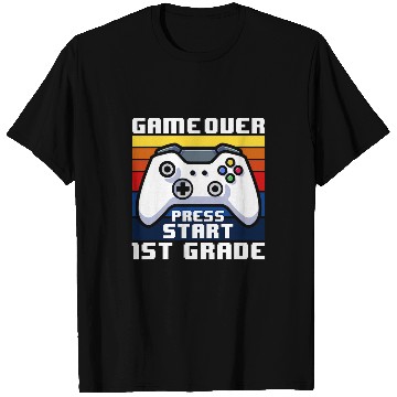 Discover Back to School Funny Game Over Teacher Student Controller 10 T-Shirts