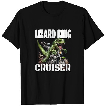 Discover TRexs And Motorcycle Lizard King Cruiser T-Shirts
