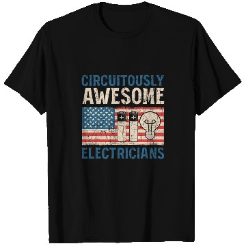 Discover Lightning Fuse Box Electrical Engineer Lineman T-Shirts
