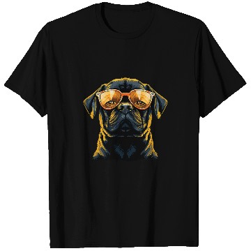 Discover Pug with Sunglasses 3 T-Shirts