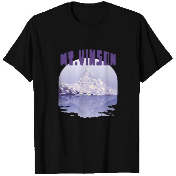 Discover Mountains Antarctica Climbing Mount Vinson Nature Hiking T-Shirts