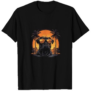 Discover Pug with Sunglasses 2 T-Shirts