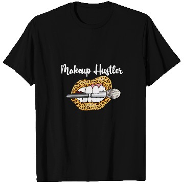 Discover Leopard Lips 2Makeup Brush Cool Beauty Salon Makeup Hustler T-Shirts