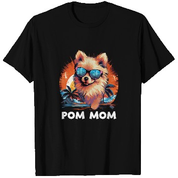 Discover Womens Pomeranian Mom Dog 1 T-Shirts