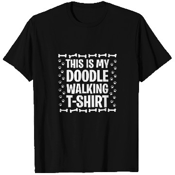 Discover This Is My Doodle Walking Labradoodle Goldendoodle T-Shirts