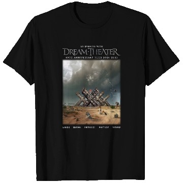 Discover (2 side) Dream   Theater 40TH ANNIVERSARY TOUR T-Shirts