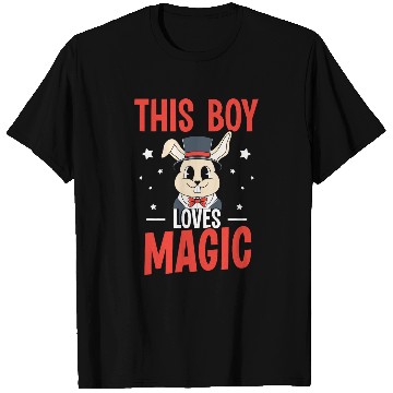 Discover This Boy Loves Magic Trick Sorcerer Wizard Magician T-Shirts