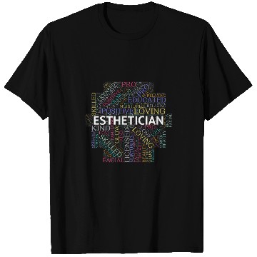 Discover Licensed Esthetician Skin Care Professional T-Shirts