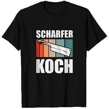Discover Sharp Cooking knifes Kitchen Hobby Chef Chef T-Shirts