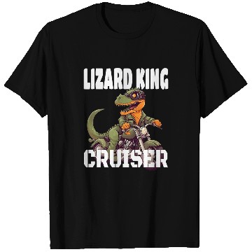 Discover TRexs And Motorcycle Lizard King Cruiser 29 T-Shirts